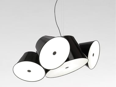 TAM TAM 3 - Swivel aluminium pendant lamp (Request Info).