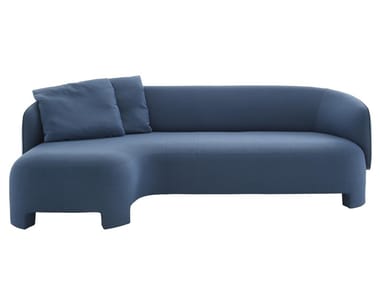 TARU - 3 seater fabric sofa with chaise longue (Request Info).