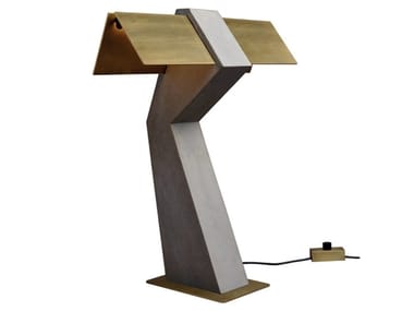 TAU - LED steel and concrete table lamp (Request Info).