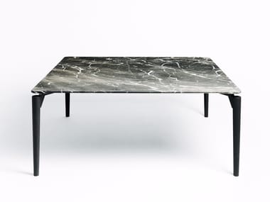 TAVOLO '95 - Square marble living room table (Request Info).