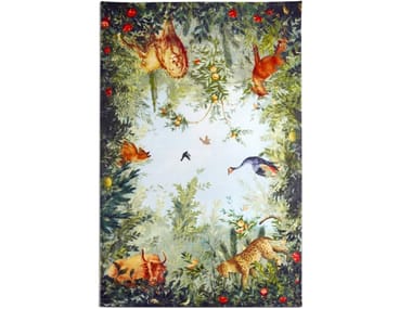 TERRA - Rectangular synthetic fibre rug (Request Info).
