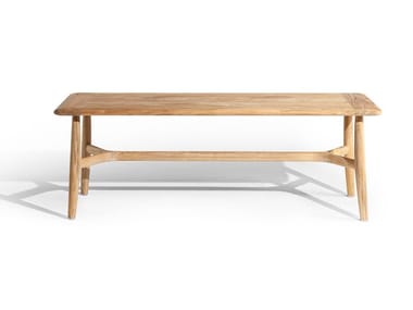 THE SECRET GARDEN - Rectangular teak garden table (Request Info).