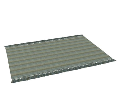 TINT 001 - Rectangular striped polypropylene rug (Request Info).