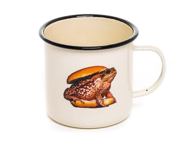 TOAD - Enamelled metal mug (Request Info).