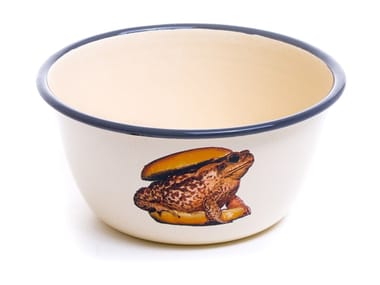 TOAD - Enamelled metal serving bowl (Request Info).