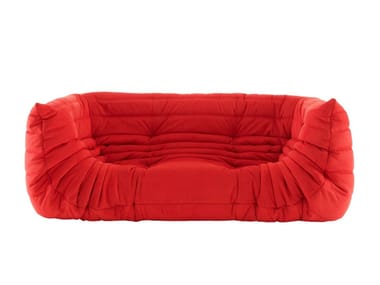 TOGO MEDIUM SETTE - 2 seater fabric sofa with removable cover