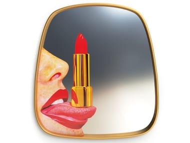 TONGUE - Framed wall-mounted mirror (Request Info).
