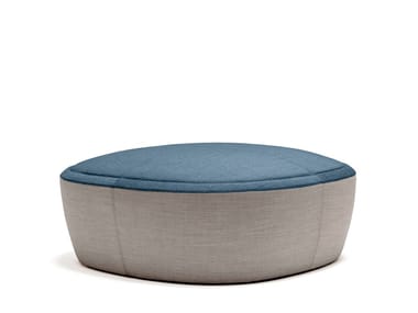 TONICA ISLAND MEDIUM - Upholstered round fabric pouf bed (Request Info).