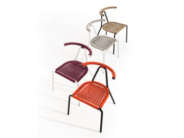 TORO - Stackable galvanized steel and cord garden chair (Request Info).