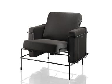 TRAFFIC - Upholstered fabric armchair (Request Info).