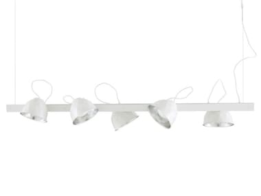 TREPIED - Halogen epoxy paint steel pendant lamp (Request Info).