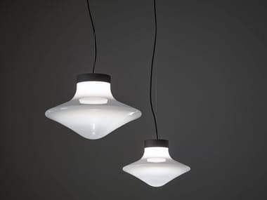 TROTTOLA - LED opal glass pendant lamp (Request Info).