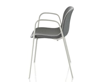 TROY - Upholstered chair with armrests (Request Info).