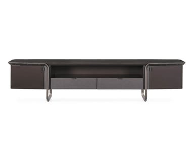 MILANO - TV cabinet with doors by Turri