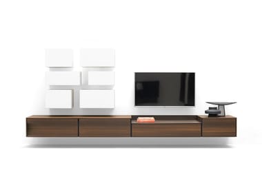 AVENUE - Wall-mounted TV wall system (Request Info).