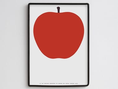 UNO, LA MELA 50 X 70 - 2 colours screenprinted on dropjet paper (Request Info).