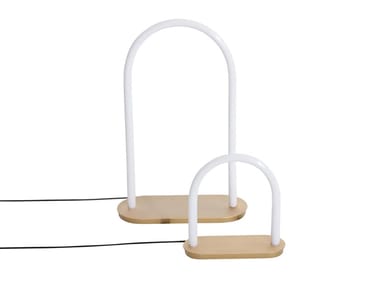 UNSEEN - LED brass and polycarbonate table lamp (Request Info).