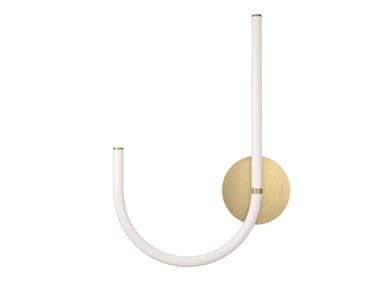 UNSEEN - LED brass and polycarbonate wall lamp (Request Info).