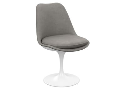 Tulip - fully upholstered fabric chair.