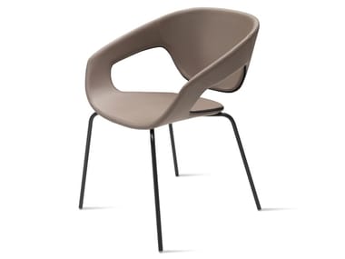 VAD IMPILABILE IMBOTTITA - Upholstered fabric chair with armrests (Request Info).