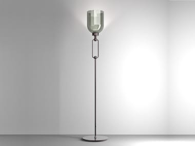 VALENTINA 4025/P - LED blown glass floor lamp with dimmer (Request Info).