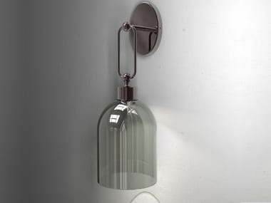 VALENTINA 4025/APG - LED blown glass wall lamp (Request Info).