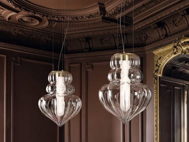 VALLONNE? - Venetian crystal pendant lamp (Request Info).