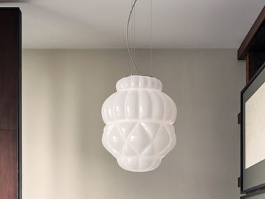 VALLONNE? OPALE - Venetian crystal pendant lamp (Request Info).