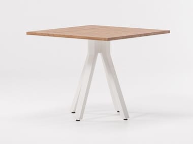 VIEQUES - Square teak table (Request Info).