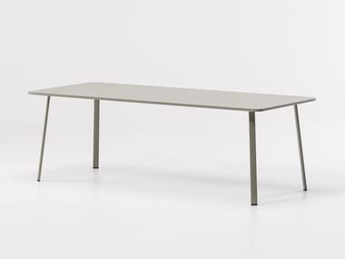 VILLAGE - Rectangular aluminium garden table (Request Info).
