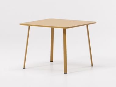 VILLAGE - Square aluminium garden table (Request Info).