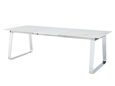 VILNA - Extending rectangular porcelain stoneware table (Request Info).
