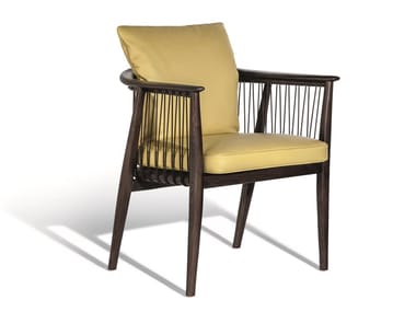 VIOLA - Leather easy chair with armrests (Request Info).