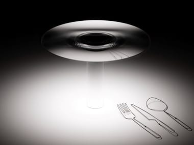 VIS A VIS - LED rechargeable glass table lamp (Request Info).
