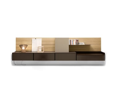 AVENUE - Wall-mounted wooden storage wall (Request Info).