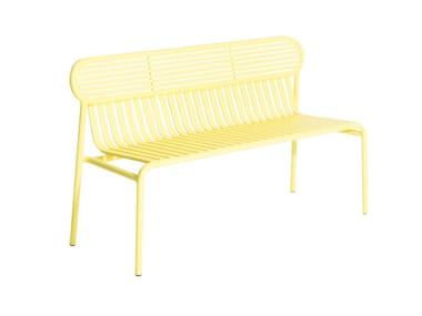 WEEK-END - Powder coated aluminium garden bench (Request Info).