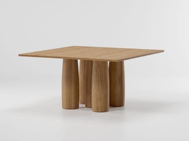 IL COLONNATO - Square teak dining table (Request Info).