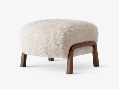 WULFF ATD3 - Upholstered fabric footstool (Request Info).