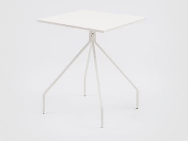 X&Y - Square painted metal table (Request Info).