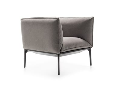 YALE X - Fabric armchair with armrests (Request Info).