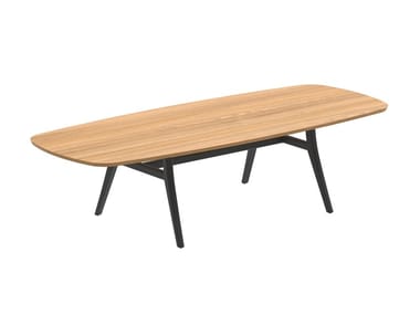 ZIDIZ - Rectangular teak garden table (Request Info).