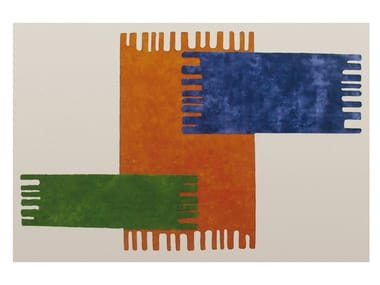 ZIGO ZAGO - Hand-tafted blendwool and viscose rug (Request Info).