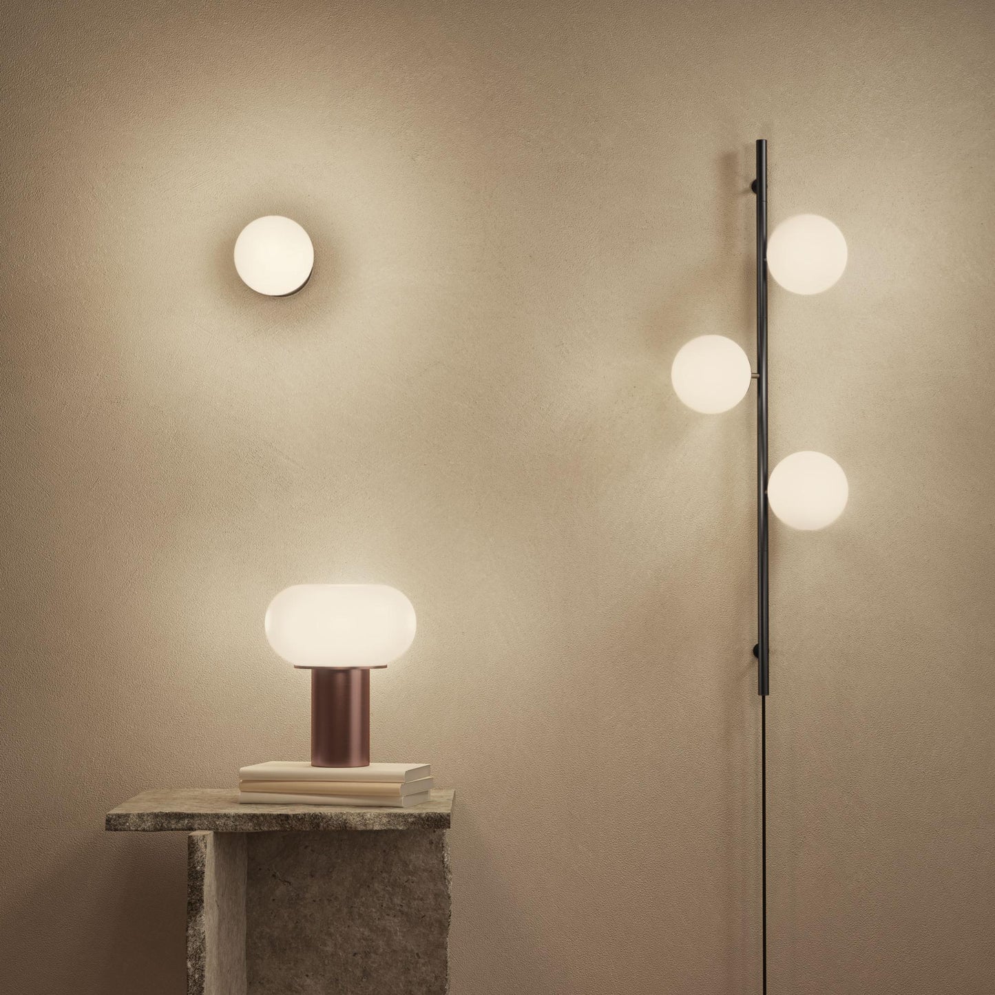 Edgeform Stringball 3 Wall Lamp Anthracite