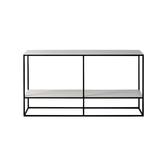 Hardy - Rectangular Wooden Console Table With Shelving by Meridiani