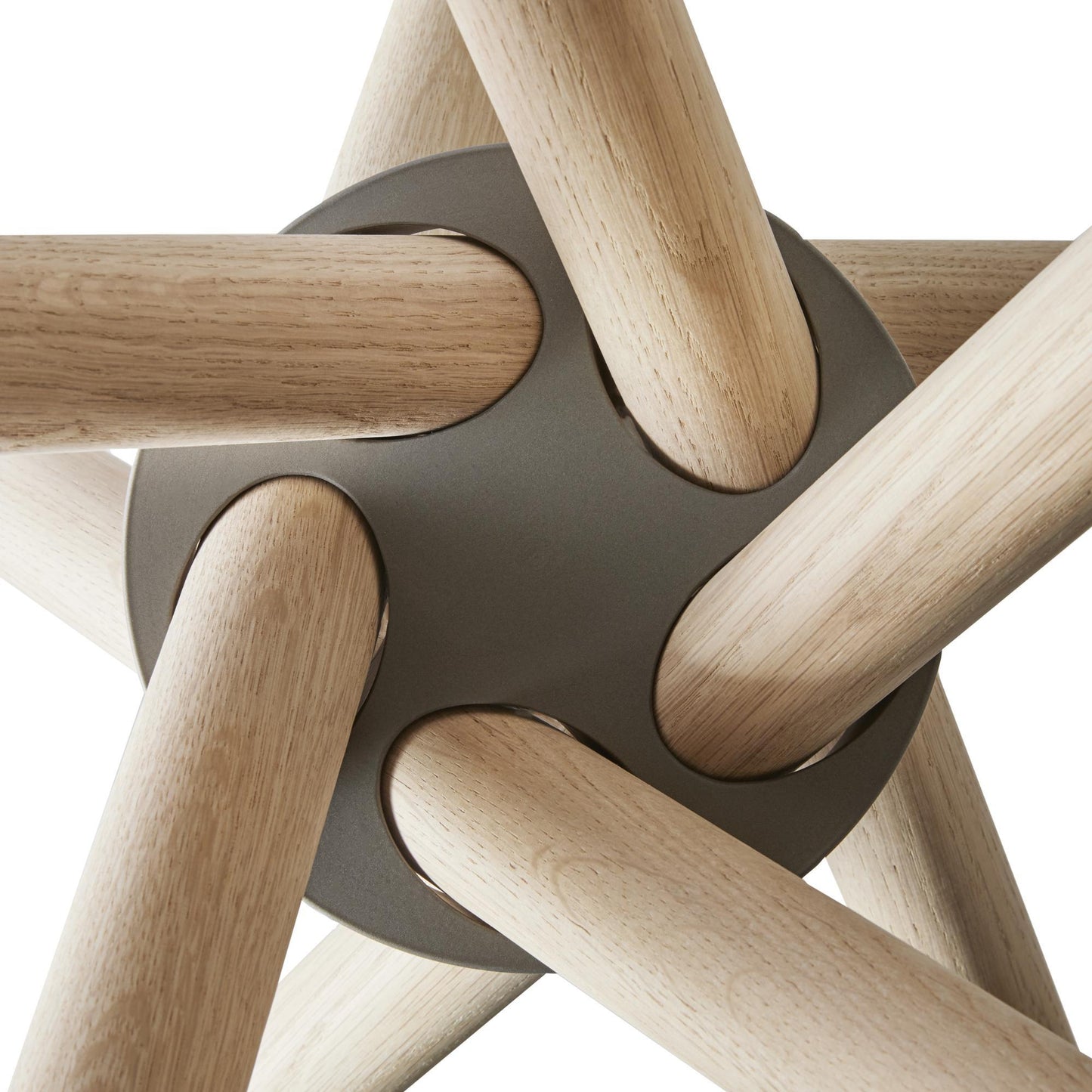Eberhart Hector 105 Dining Table Light Concrete/Light Oak
