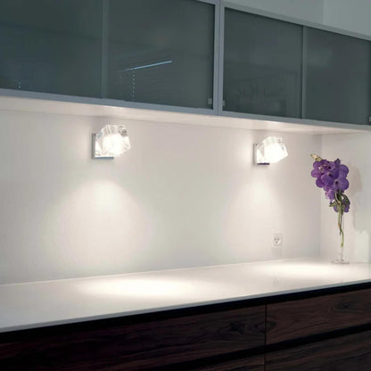 Fabbian Ice Cube Classic Wall & Ceiling Light Clear