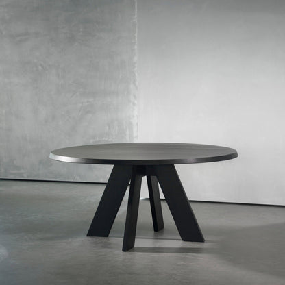Ids - Round Wooden Dining Table by Piet Boon