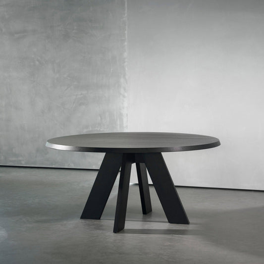 Ids - Round Wooden Dining Table by Piet Boon