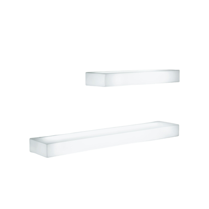 LIGHT-LIGHT - Crystal wall shelf with integrated lighting.
