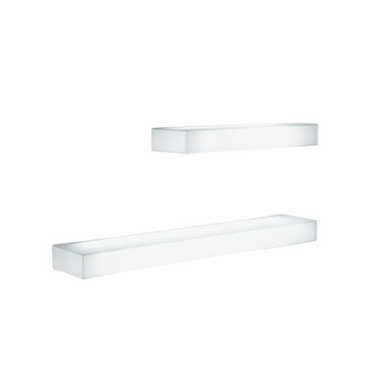LIGHT-LIGHT - Crystal wall shelf with integrated lighting.